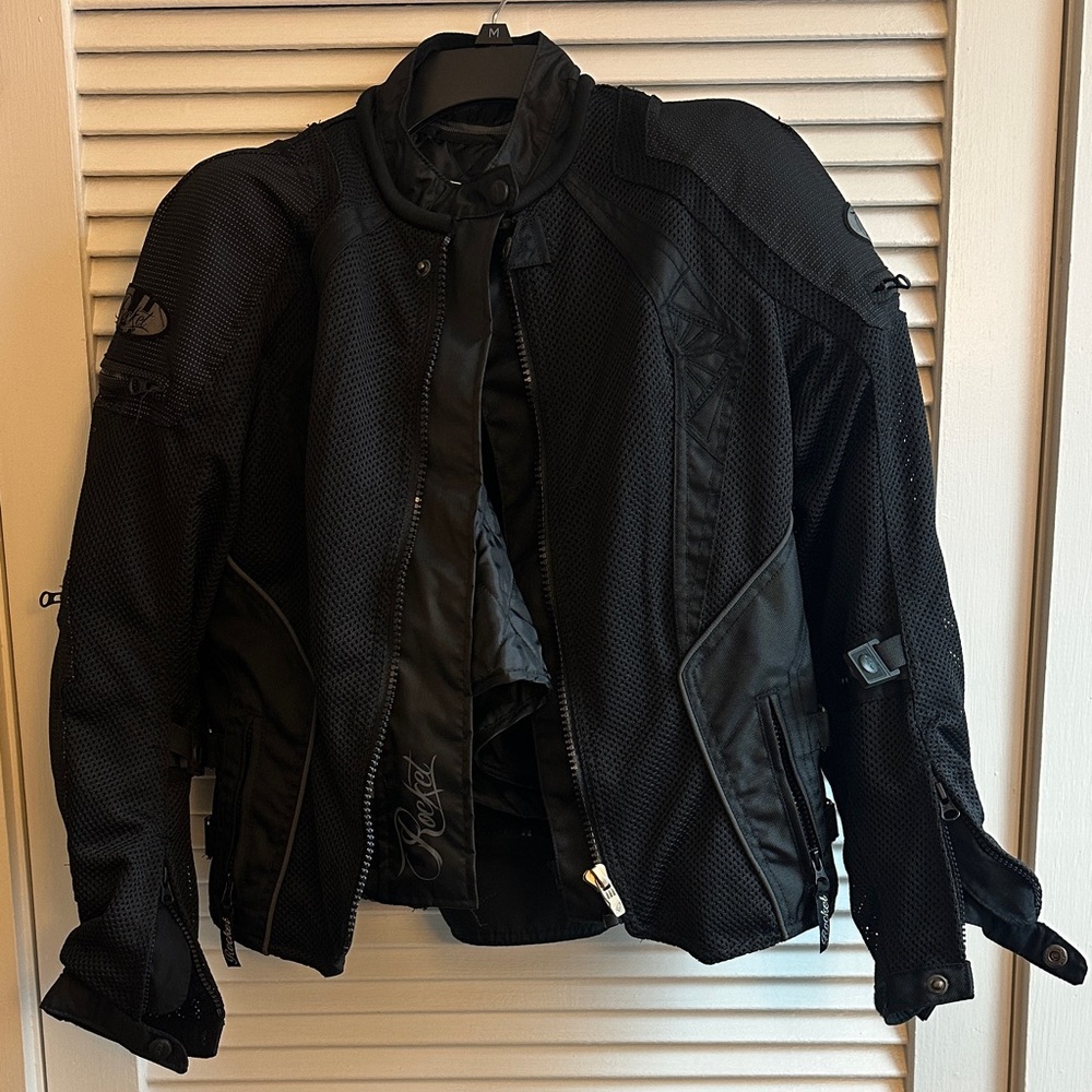 Joe Rocket Black Motorcycle Jacket NWOT